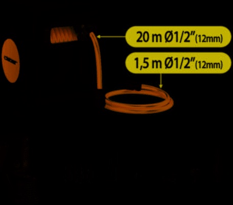 Enrollador Manguera Automatico Rotoroll Evolution 30m Claber